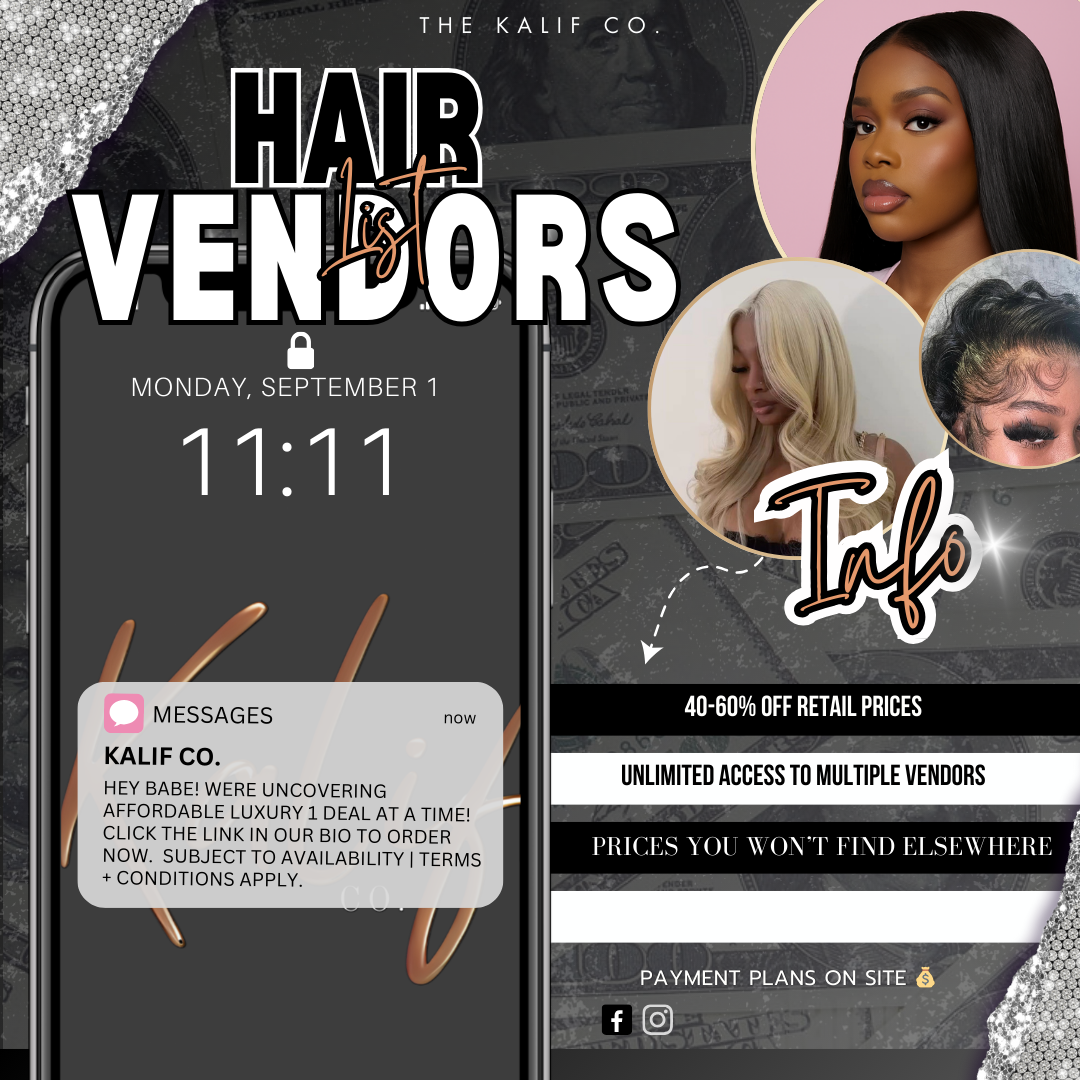 HAIR VENDORS LIST